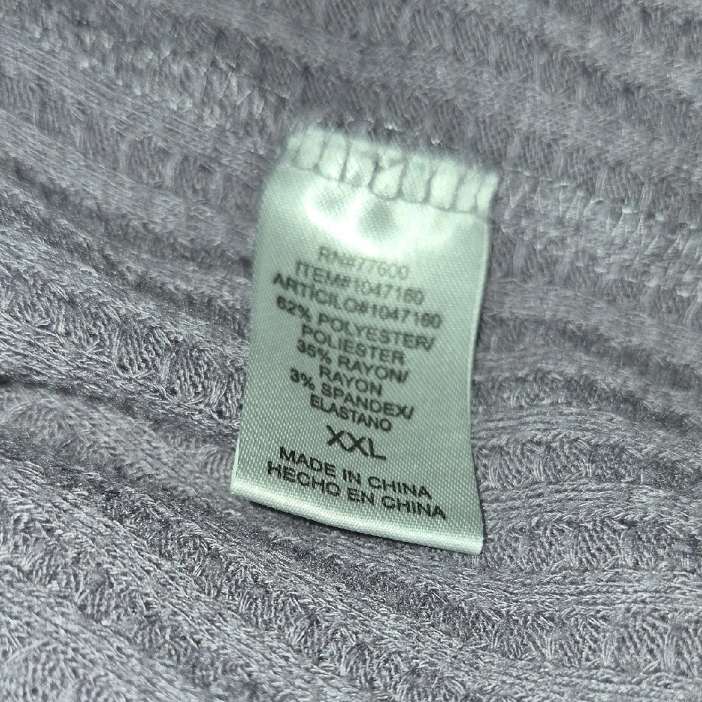 Chaser Lavender Ribbed Scoop Neck Top - Picture 5 of 6